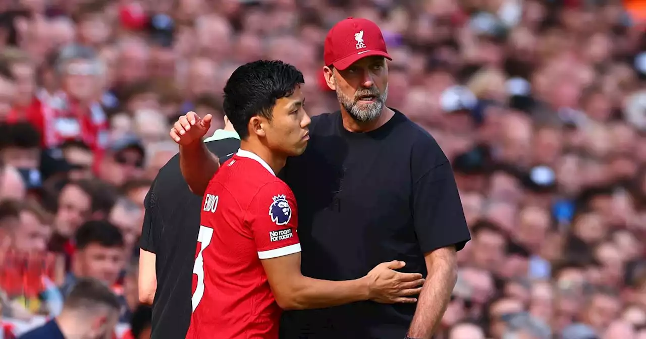 Wataru Endo laughs off Jurgen Klopp 'criticism' as Liverpool comments clarified