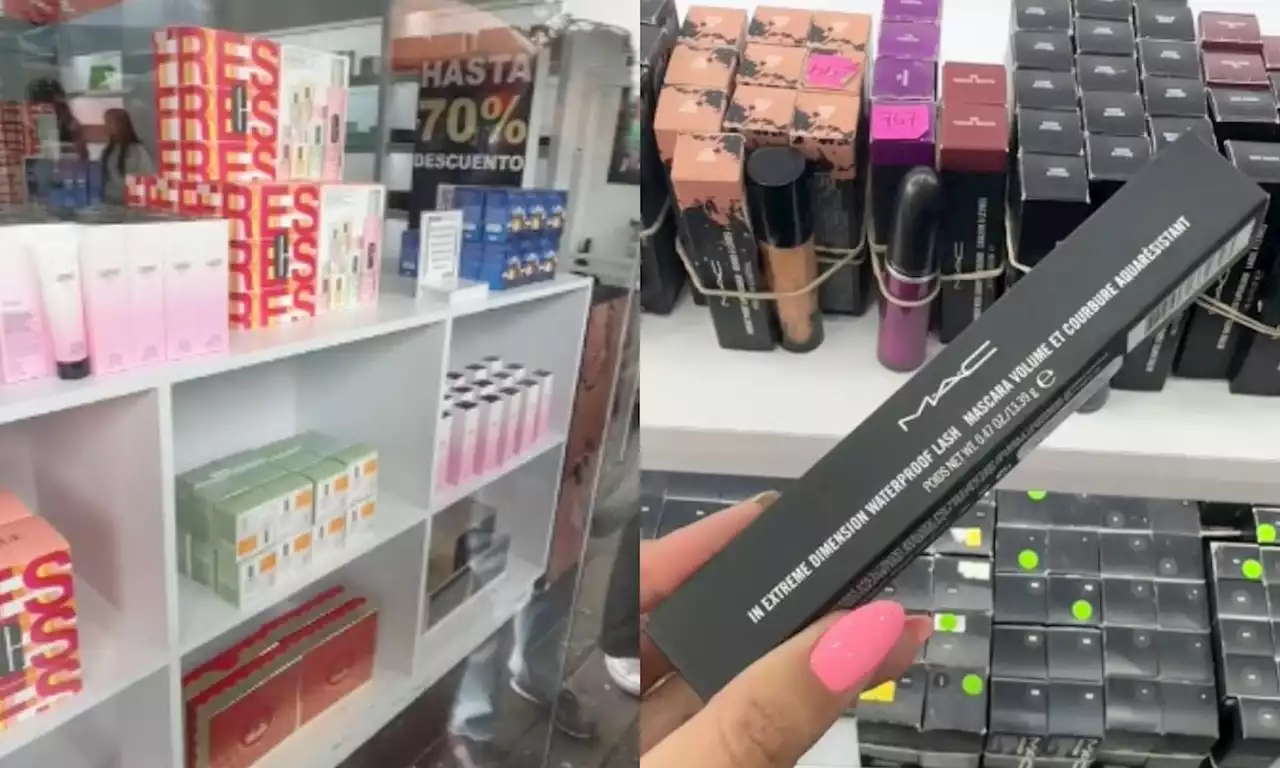 En TikTok revelan outlet de maquillaje 'Mac' en Bogotá: productos desde los $23.000