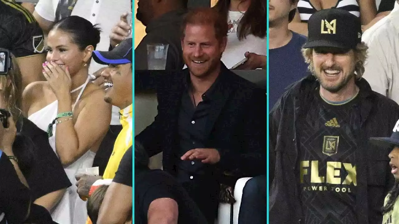 Prince Harry, Selena Gomez & More Attend Inter Miami vs. LAFC Match