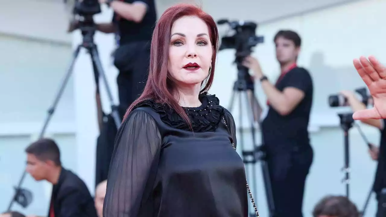 Priscilla Presley Tears Up Remembering Elvis at Venice Film Festival