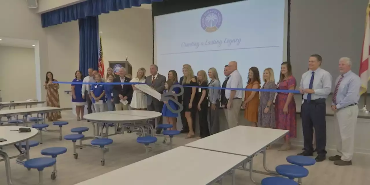 Orange Beach city schools open the doors to its new cafeteria and library