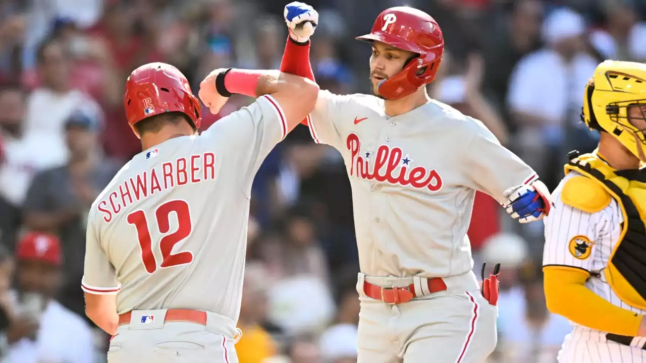 Schwarber homers again at Petco Park as the Phillies beat the Padres 9-7 in their NLCS rematch