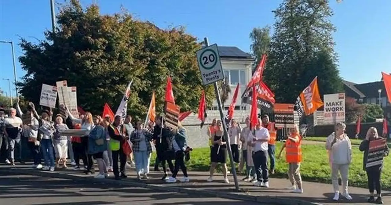 Glasgow care home workers on first day of strike amid pay dispute with bosses