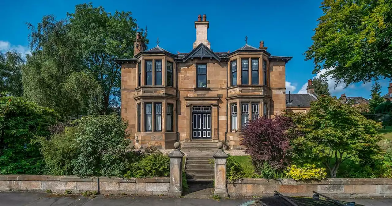 Vibrant and colourful Glasgow west end flat with spiral staircase on sale