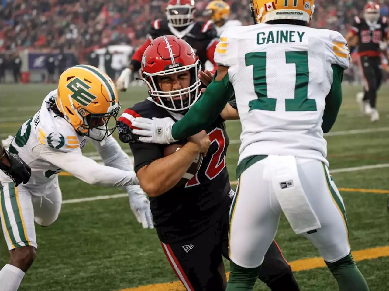 Stampeders come from behind to beat Elks 35-31 in Labour Day thriller