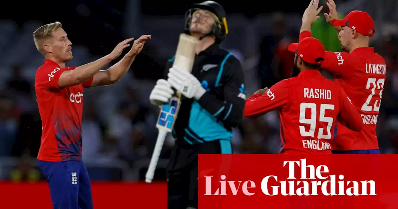 England set New Zealand target of 176 to win fourth men’s T20 international