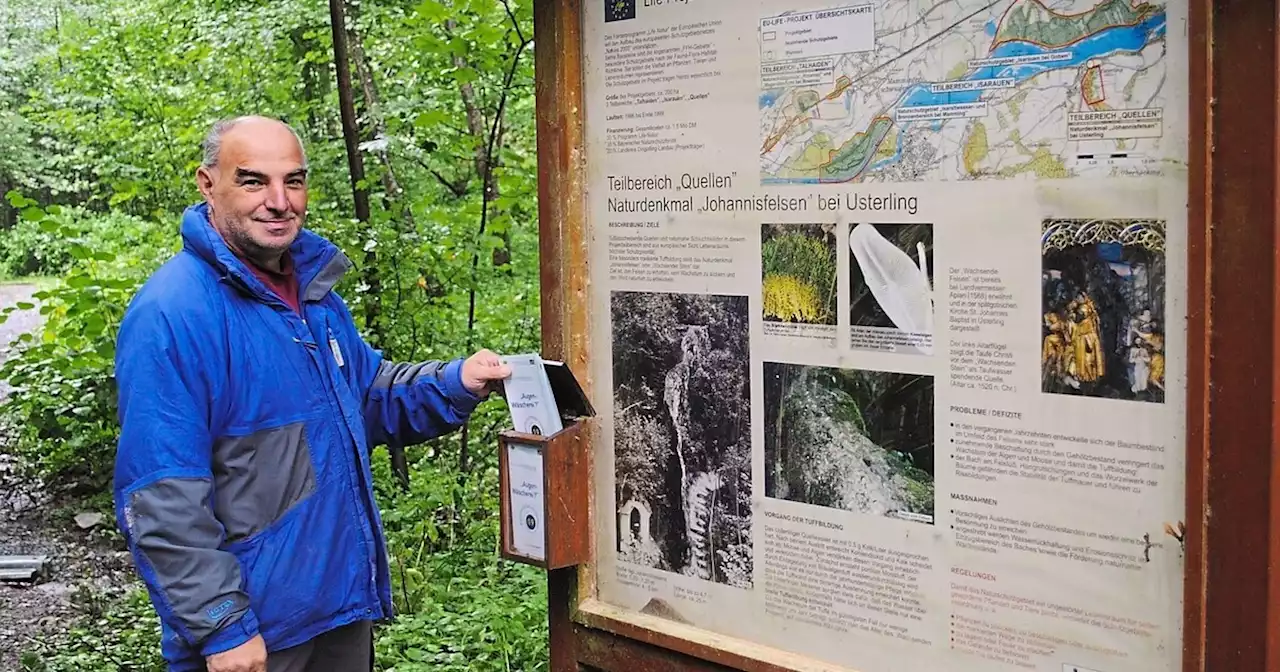 Im Kreis Dingolfing-Landau bewacht einFelsenwächter den Wachsenden Felsen