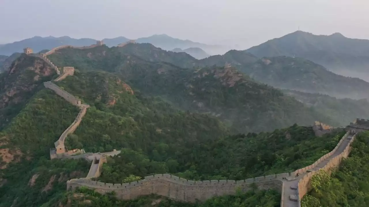 2 people accused of damaging Great Wall of China with excavator