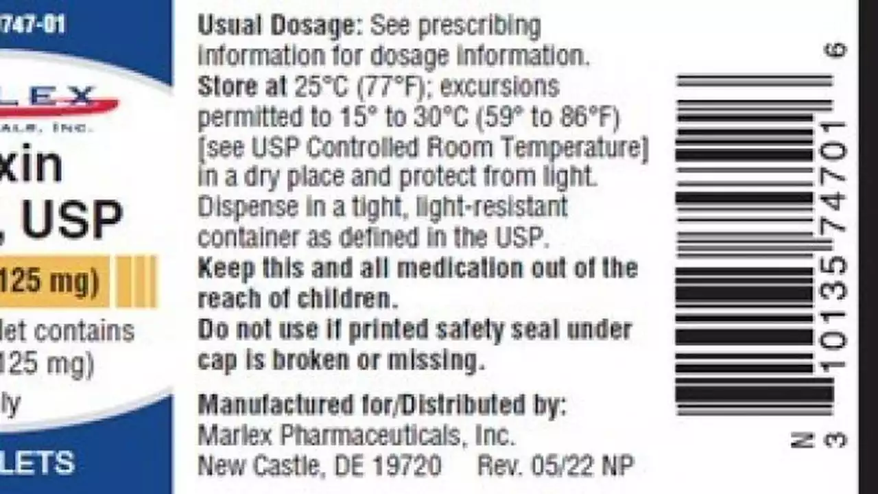 Recall alert: Medication recalled over labeling error; danger of overdose