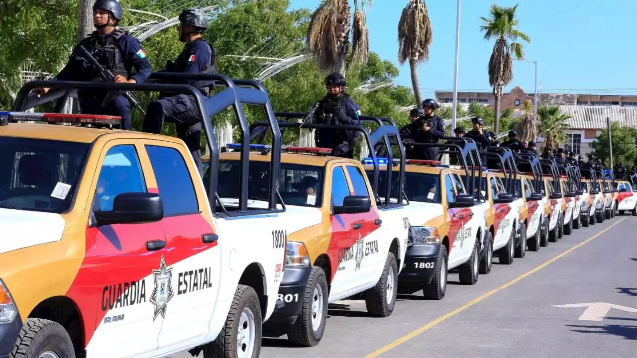 Entrega gobernador de Tamaulipas cien patrullas más a la Guardia Estatal