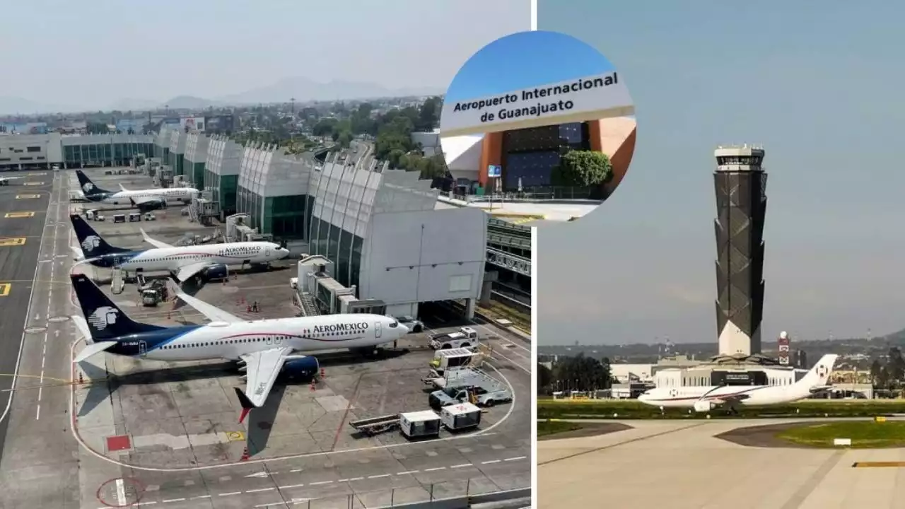 ¿Los vuelos de Guanajuato a la Ciudad de México a qué aeropuerto llegan?