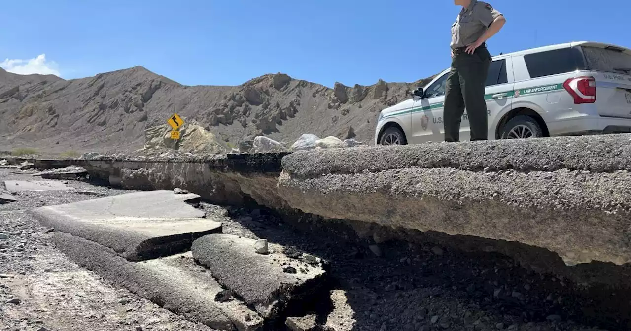 How Hilary's visit to Death Valley National Park reshaped the desert landscape