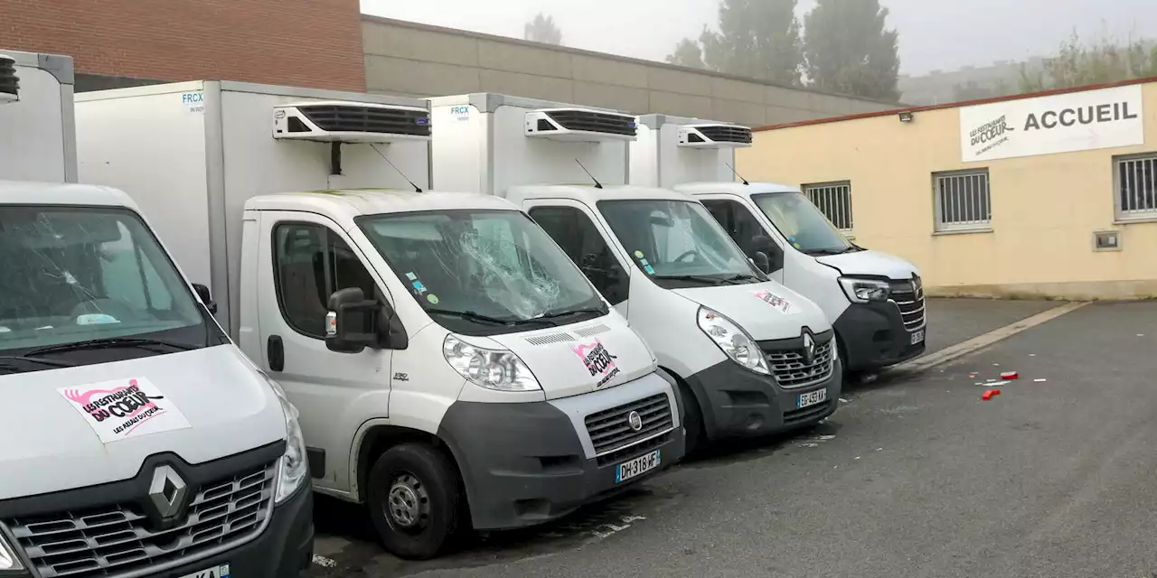 Camions des Restos du cœur vandalisés : une deuxième personne interpellée