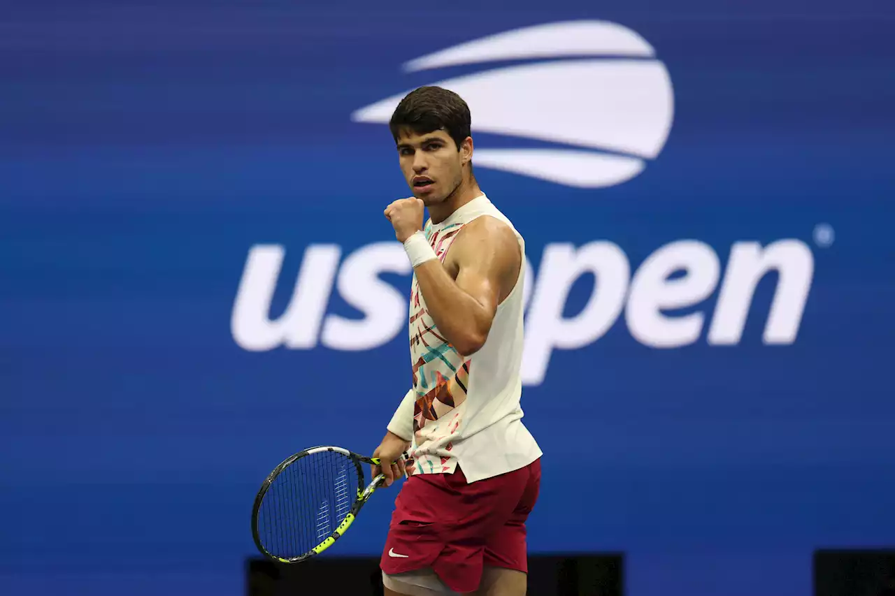 Alcaraz into US Open last eight as Pegula, Jabeur crash out