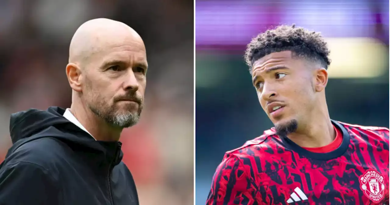 How Erik ten Hag reacted to Jadon Sancho statement after dropping Man Utd star