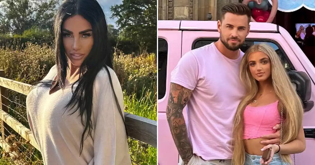 Katie Price’s on-off fiancée Carl Woods poses with Princess before hitting town