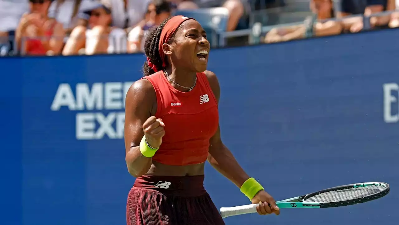 Coco Gauff derrota a Ostapenko y avanza a las semifinales del US Open