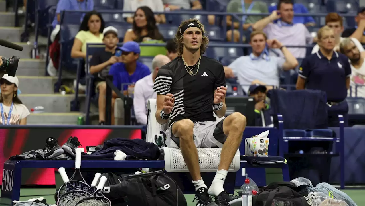 Zverev detiene partido ante Sinner en el US Open por gritos nazis