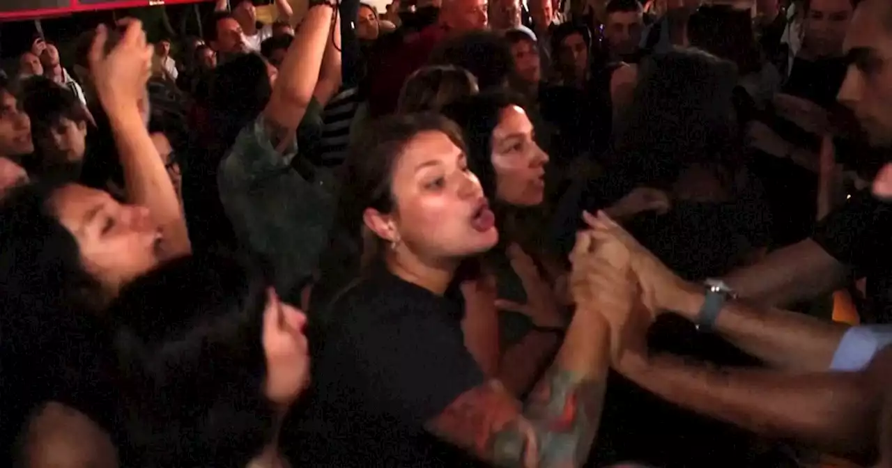 Protesters disrupt Woody Allen red carpet at Venice Film Festival