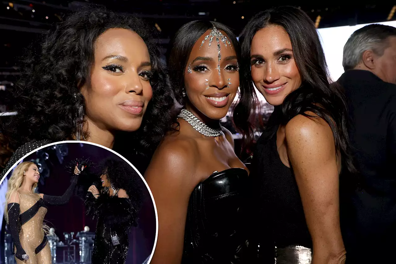 Meghan Markle parties with Kardashians, Kelly Rowland at Beyoncé’s show amid Hollywood return