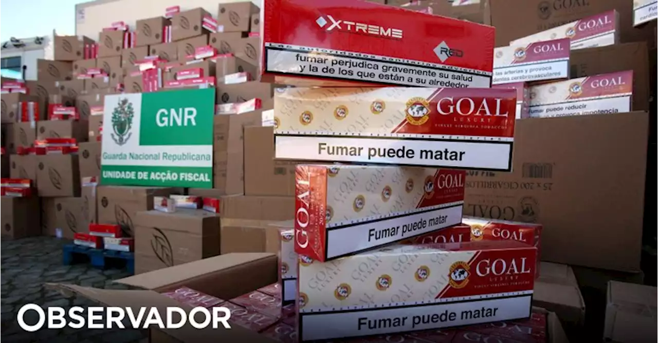 Guarda Nacional Republicana apreende quase nove mil maços de tabaco ilegais na Santa Maria da Feira