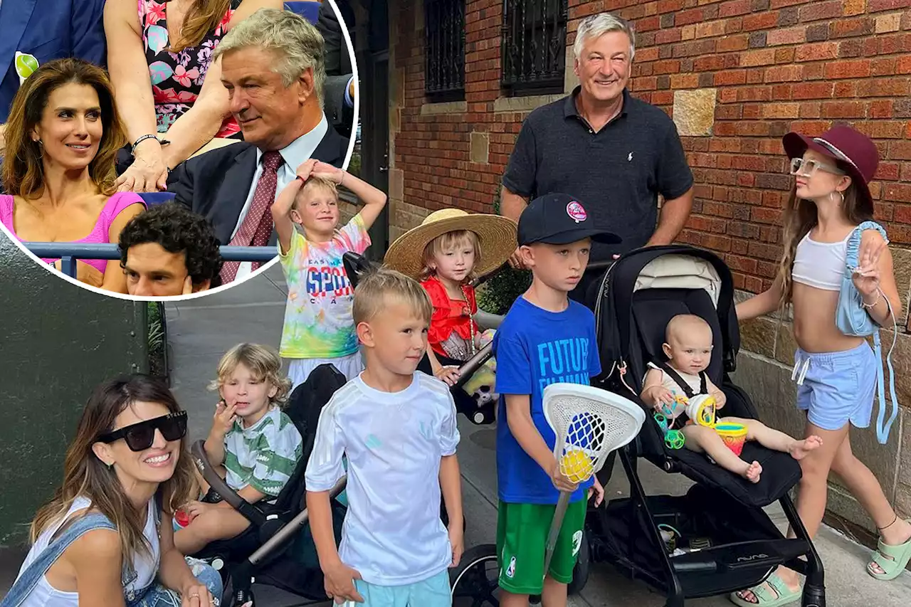 Alec Baldwin, 65, and wife Hilaria, 39, pose with youngest kids in rare family pic: ‘Gangs of New York’