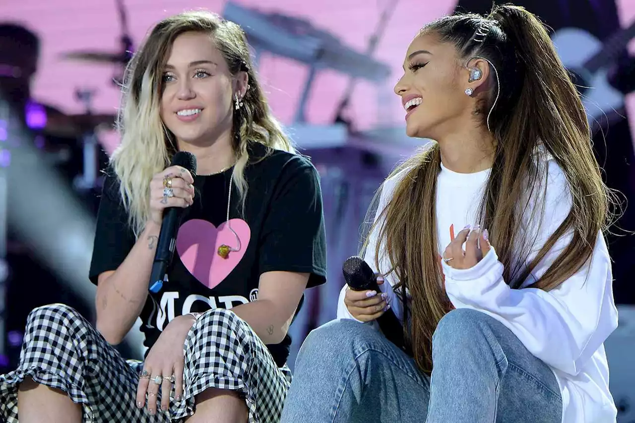 Miley Cyrus Recalls Playfully 'Flirting' with Ariana Grande During 2015 Duet: 'She Was a Little Scared'