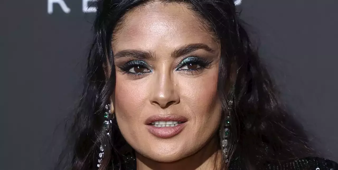 Salma Hayek Poses in Barely-There Red Bikini to Celebrate 57th Birthday