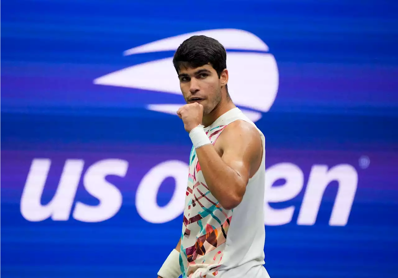 Alcaraz makes quick work of Arnaldi to reach US Open last 8