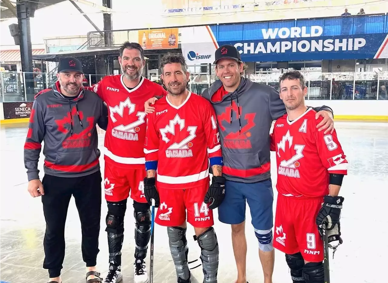 These five athletes from Newfoundland and Labrador are master’s ball hockey world champions