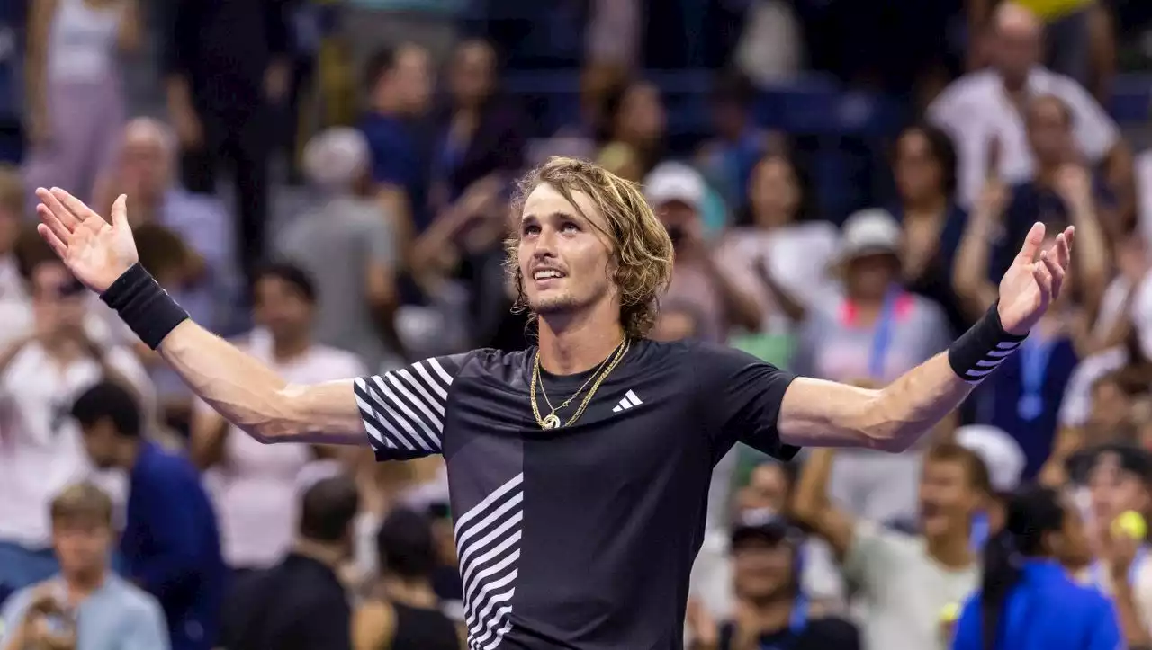 US Open: Alexander Zverev besiegt Jannik Sinner und steht im Viertelfinale