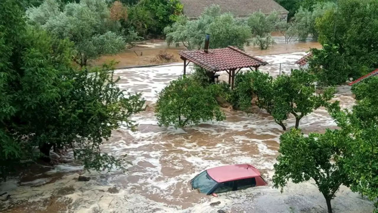 Starke Unwetter in Griechenland