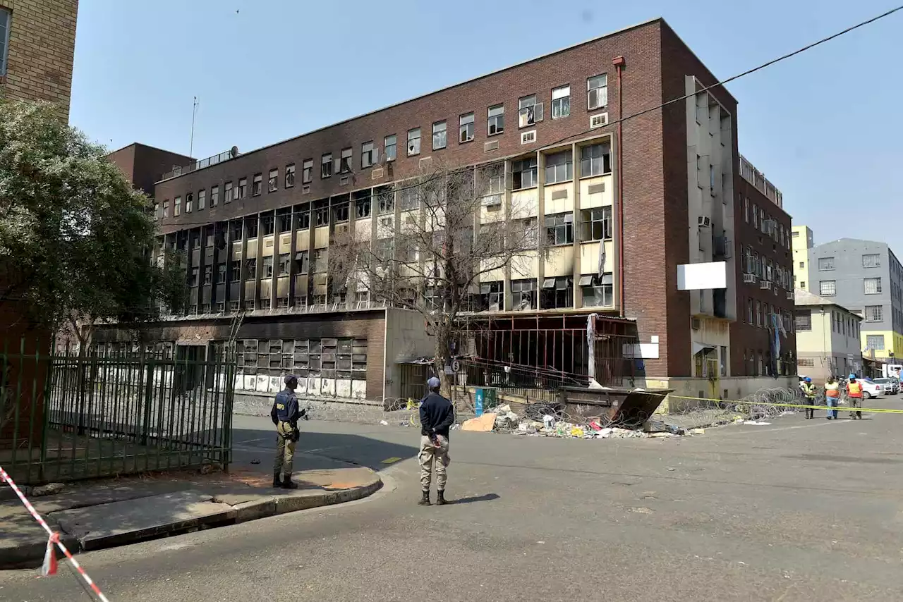 Former occupants of burned Joburg building not allowed in to retrieve belongings