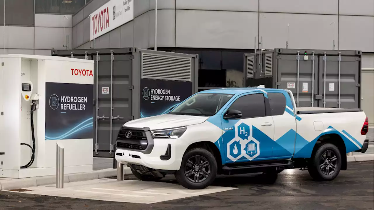 Hydrogen-powered Toyota Hilux prototype unveiled with Mirai technology