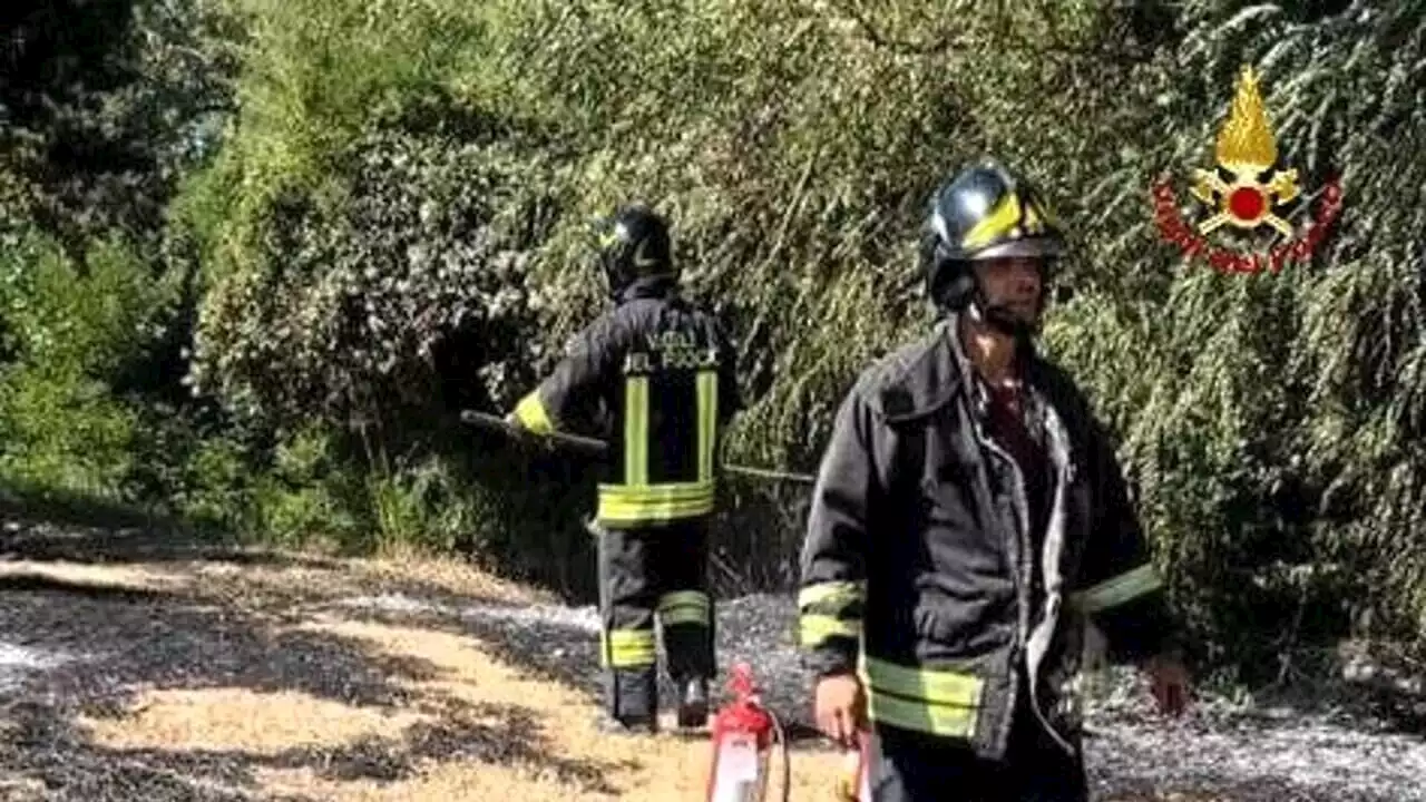 Cade tra le fiamme mentre brucia delle sterpaglie: morto un anziano