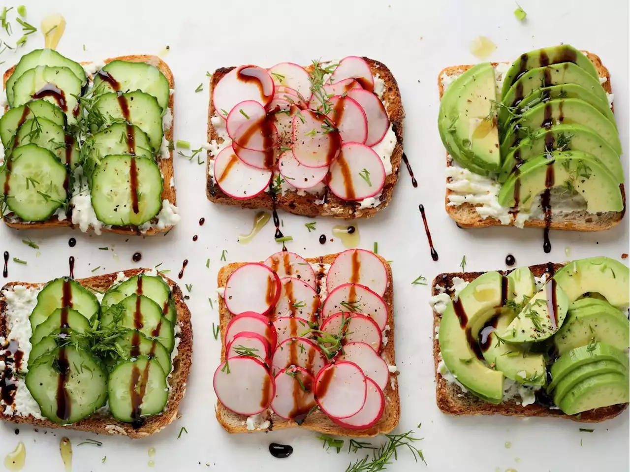 Six idées de repas sains, avec du pain !