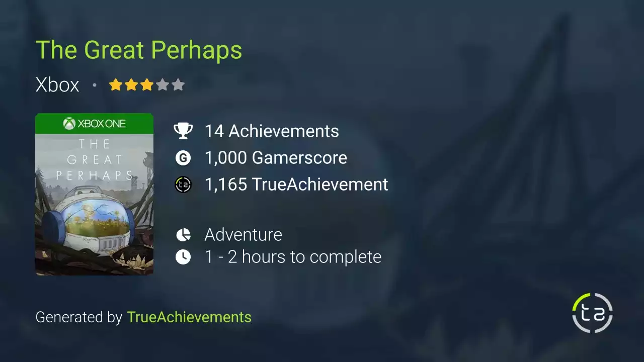 The Great Perhaps Achievements