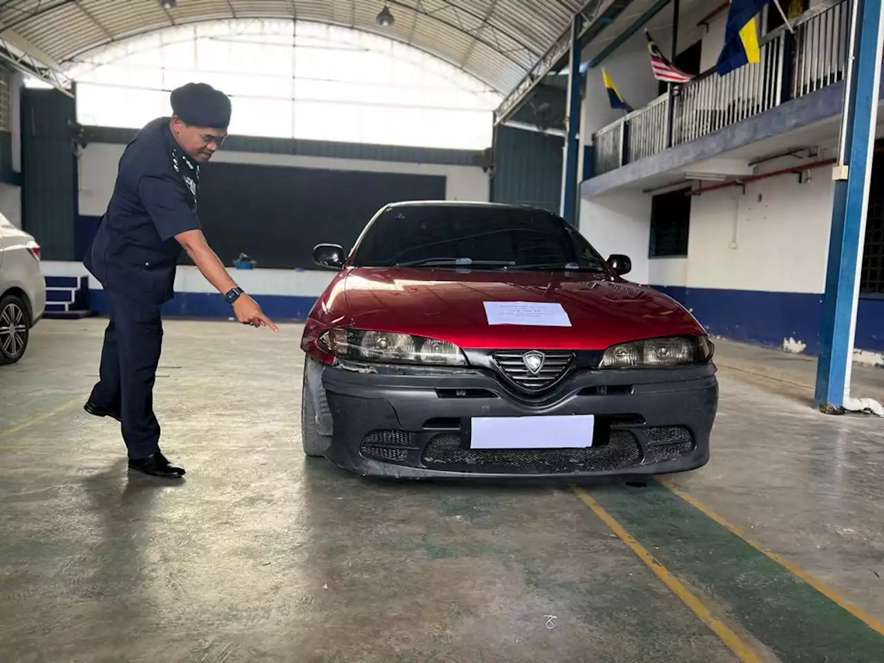 Suspek rempuh kereta polis ditahan dalam tempoh 24 jam