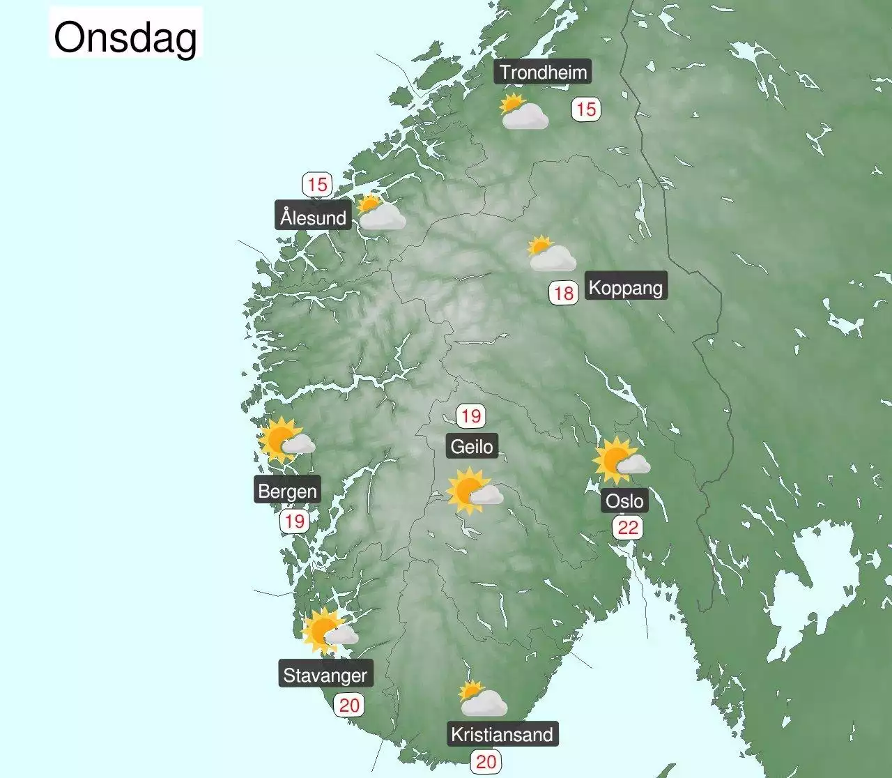 Gladmelding for Vestlandet