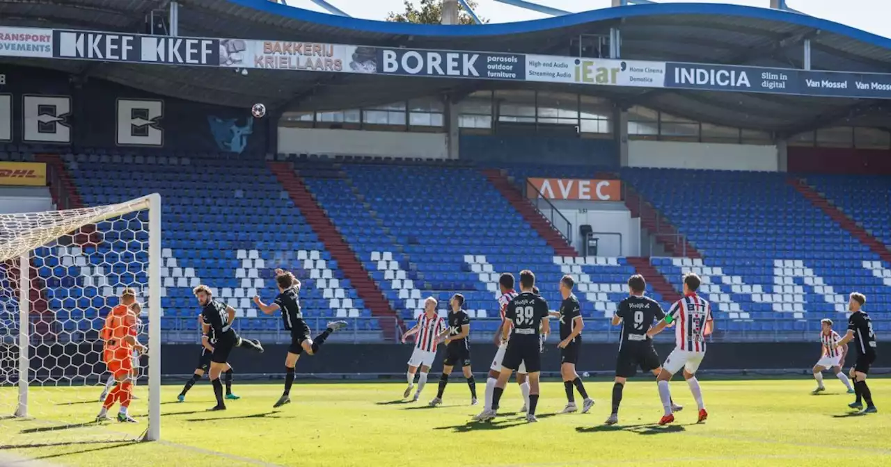 Willem II heeft ook in restant gestaakte derby geen kans en verliest ruim van NAC