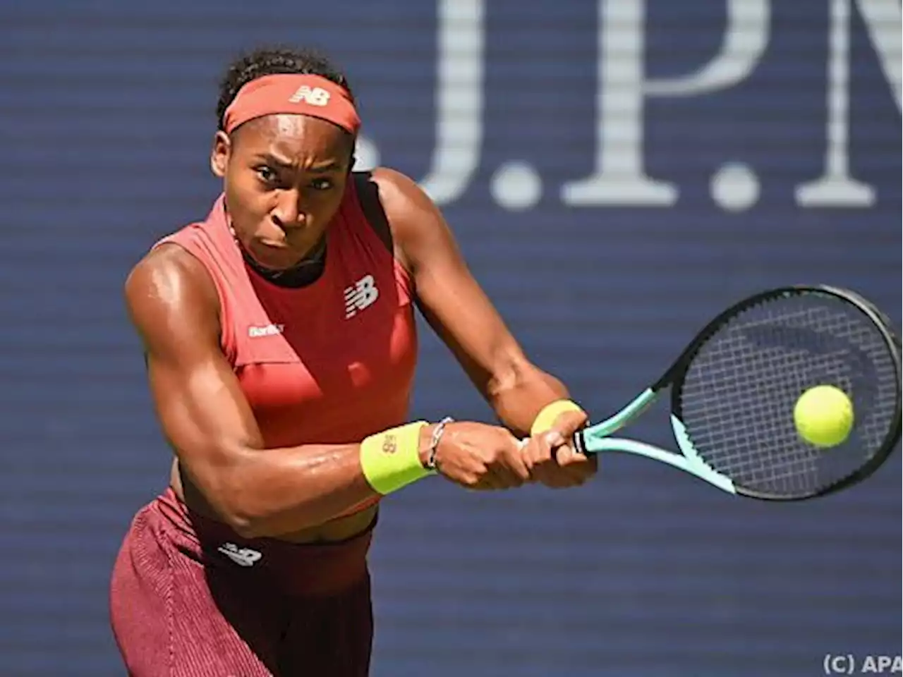 Gauff stürmt gegen Ostapenko ins Halbfinale der US Open