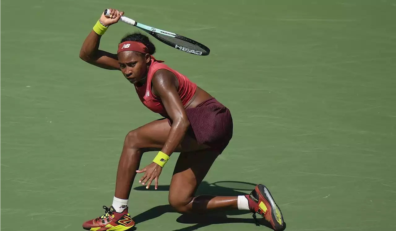 Gauff reaches her first U.S. Open semifinal at age 19 by beating Ostapenko