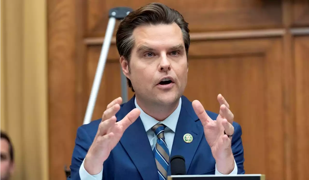 Rep. Matt Gaetz promotes marijuana reform during stint as host on Newsmax