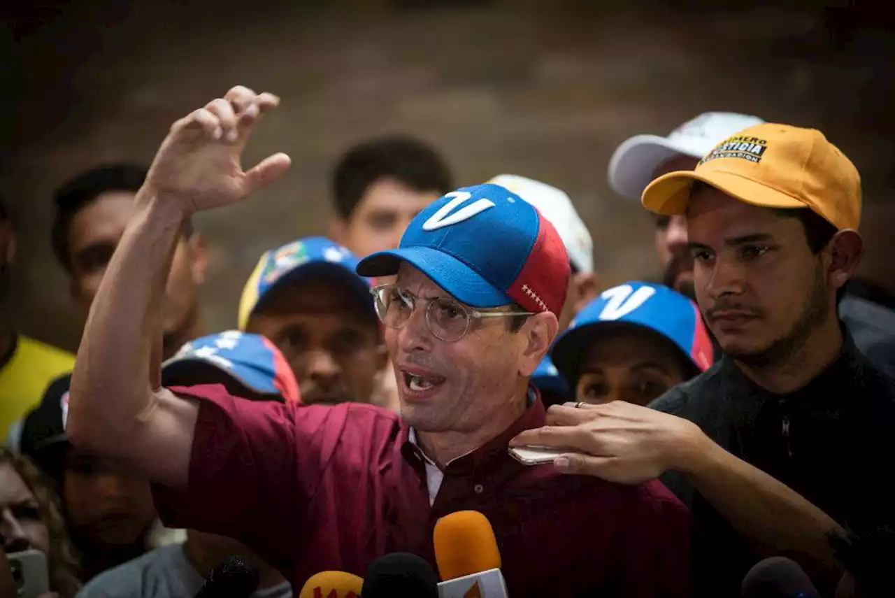 El opositor Capriles reconoce falta de ambiente electoral de cara a primarias en Venezuela