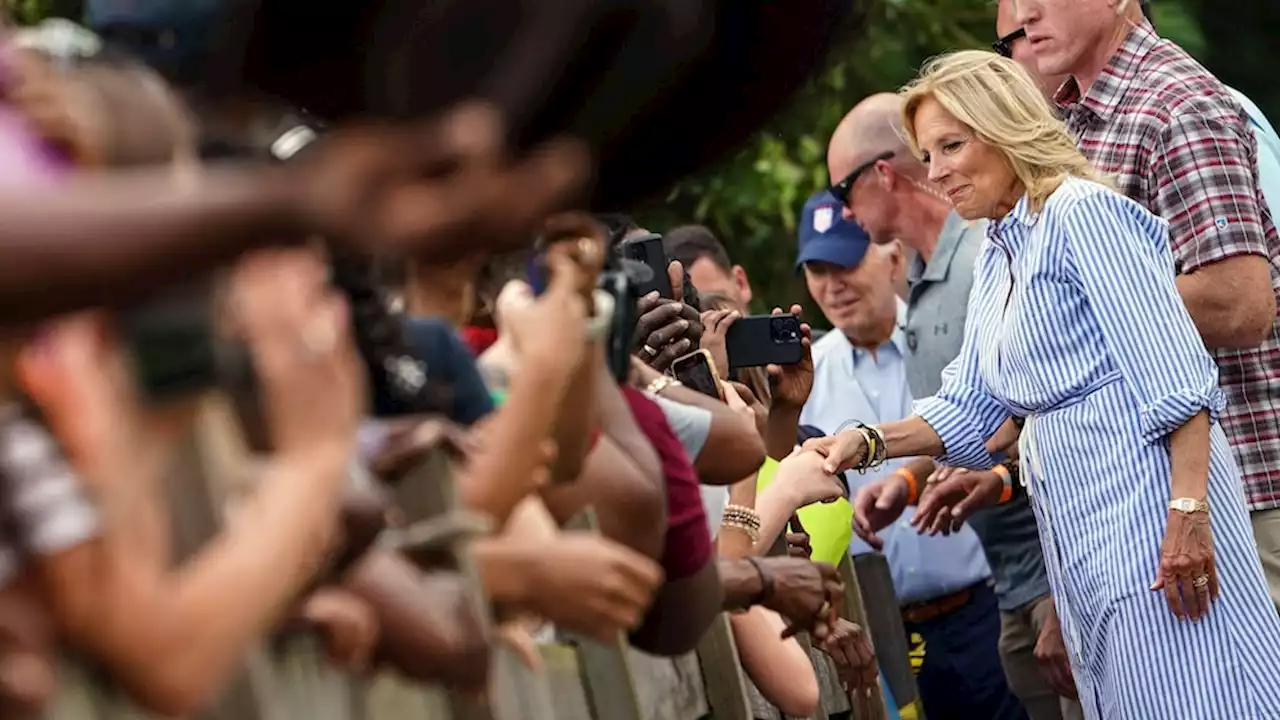 Biden, first lady last together Monday, same day she tested positive for COVID-19