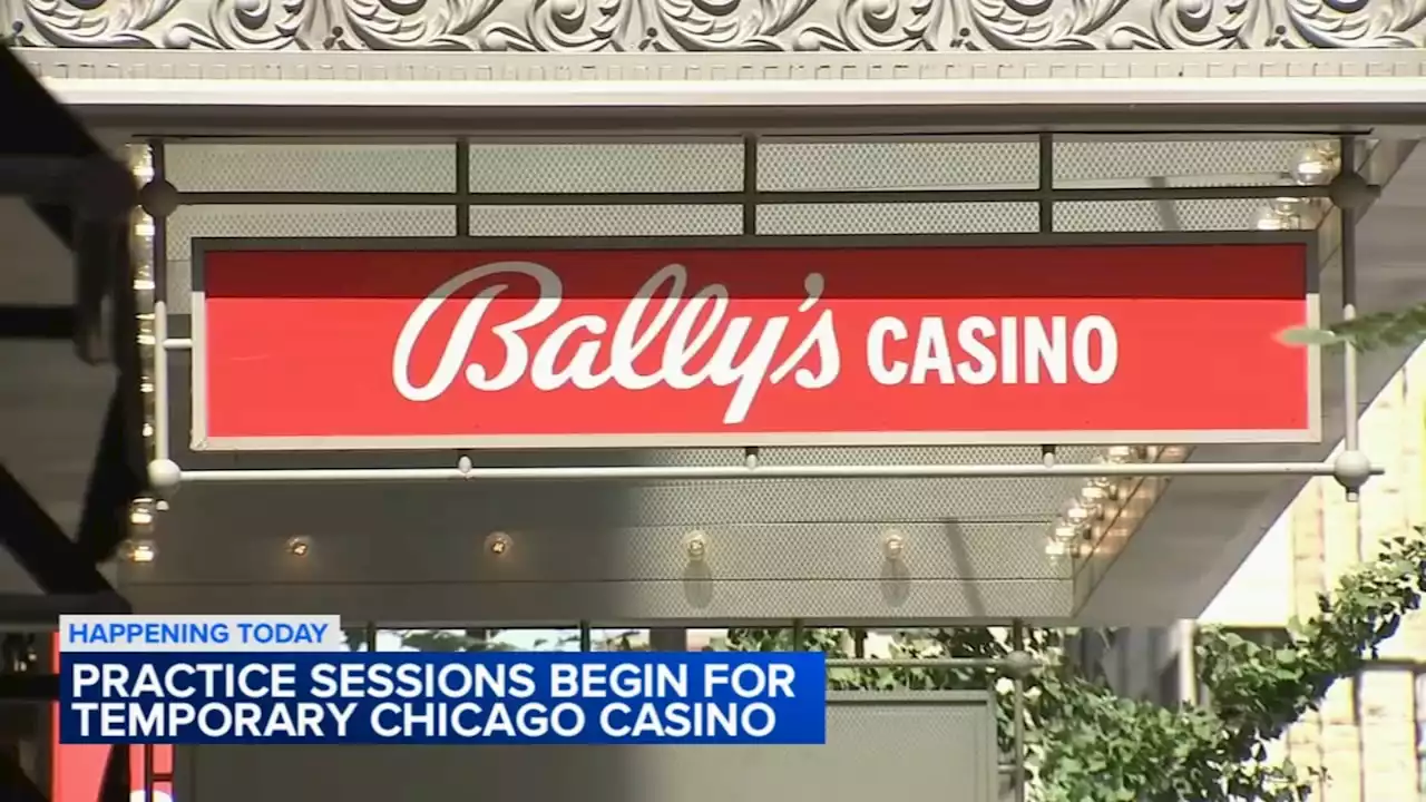 Practice sessions at Bally's temporary casino at former Medinah Temple to begin Wednesday