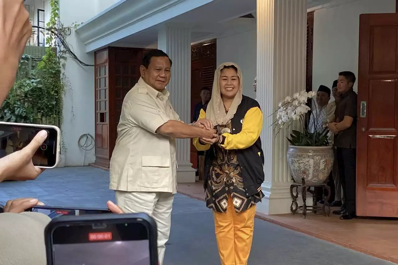 Yenny Wahid sambangi kediaman Prabowo Subianto