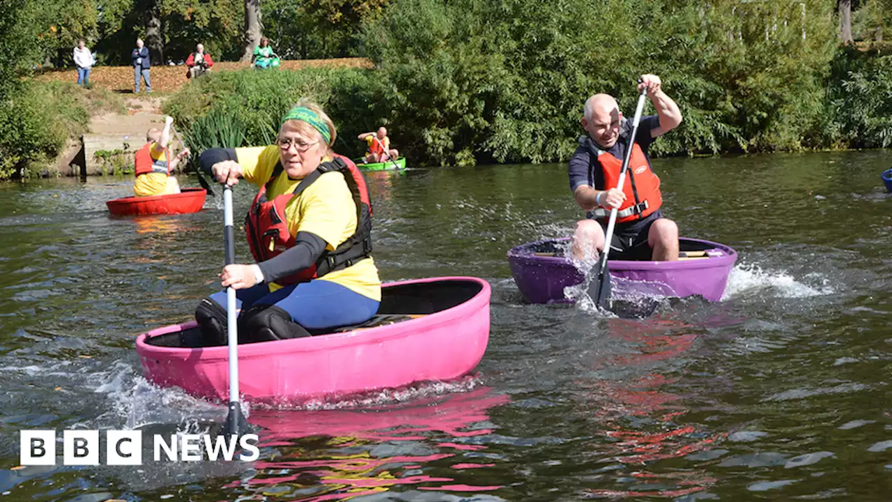 Racers prepare for Shrewsbury Coracle world championships