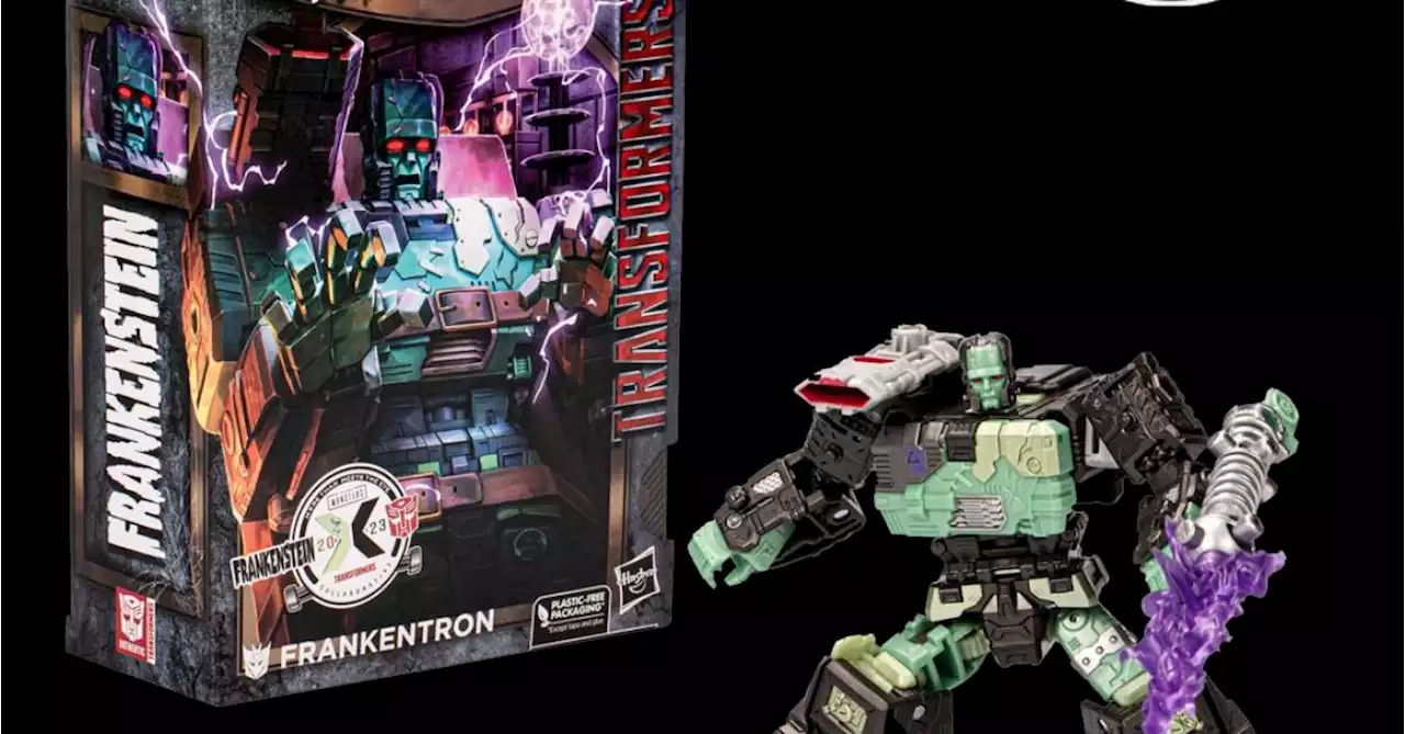 Hasbro Debuts Universal Monsters x Transformers Figure: Frankentron