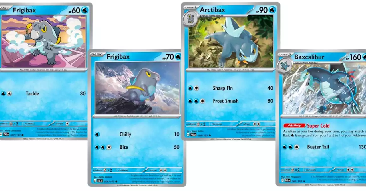 The Cards Of Pokémon TCG: Paldea Evolved Part 14: Frigibax Line